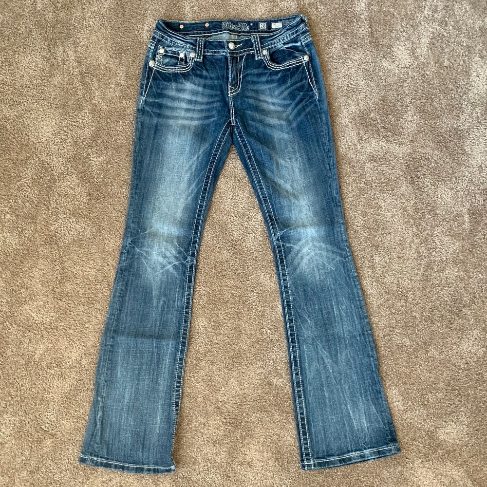 Miss Me Fleur-de-lis Boot cut Jean